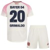 Dětský Fotbalový Dres Bayer 04 Leverkusen Alejandro Grimaldo 20 Venkovní Dresy 2025-26